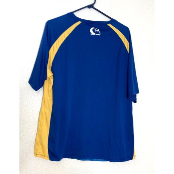 Wave Life Mens Size Large Knit Top Shirt Pullover Lightweight Blue Fin Tuna - Picture 3 of 4